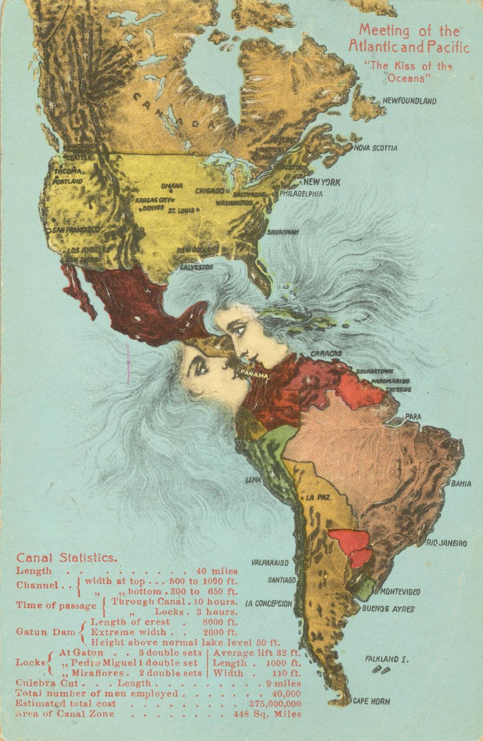The Kiss of the Oceans: Meeting of the Atlantic and Pacific